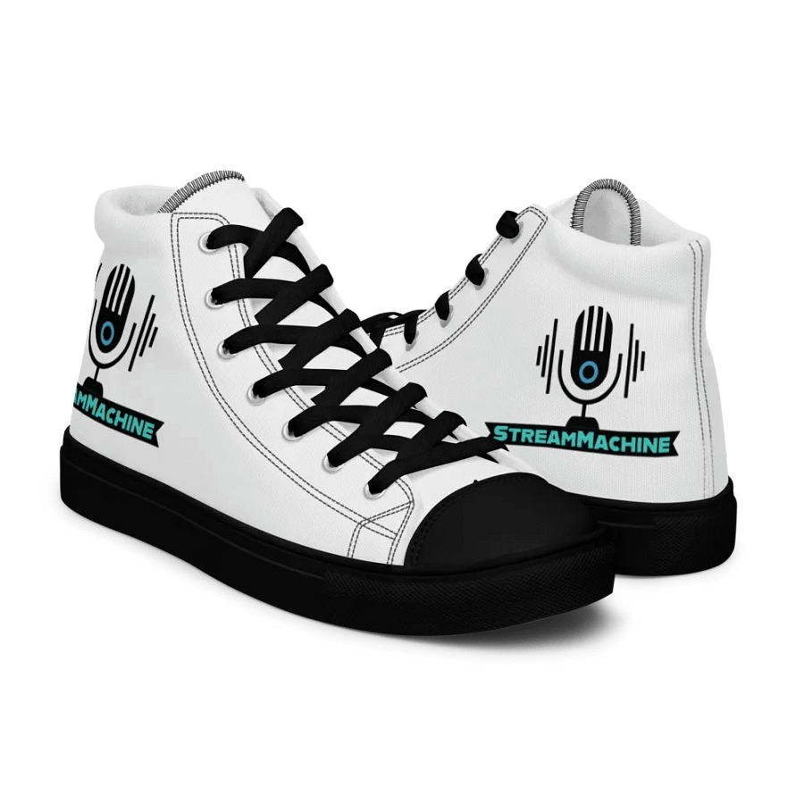 StreamMachine Women's High Top Canvas Shoes product image (9)