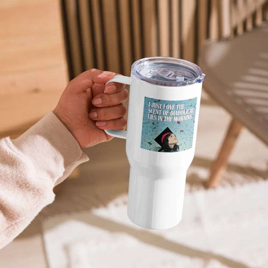 Diabolical Lies Grad 3 Travel Mug With Travel Handle product image (5)
