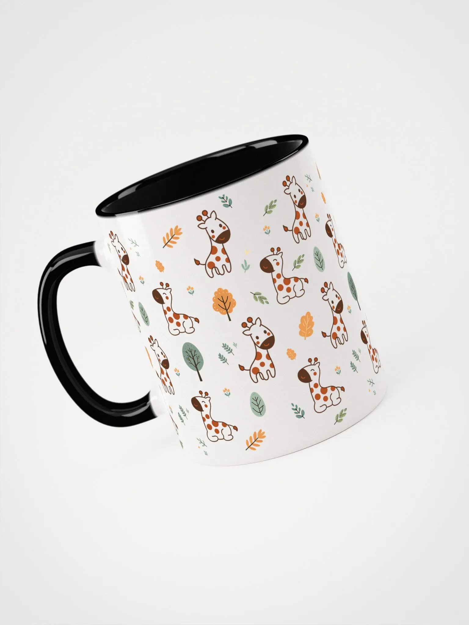 Kawaii Giraffe Pattern Ceramic Mug product image (6)