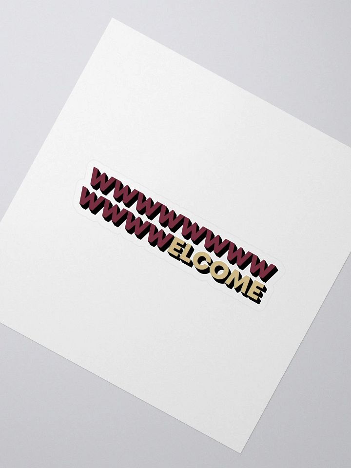 Tallahassee 99 Welcome Sticker product image (2)