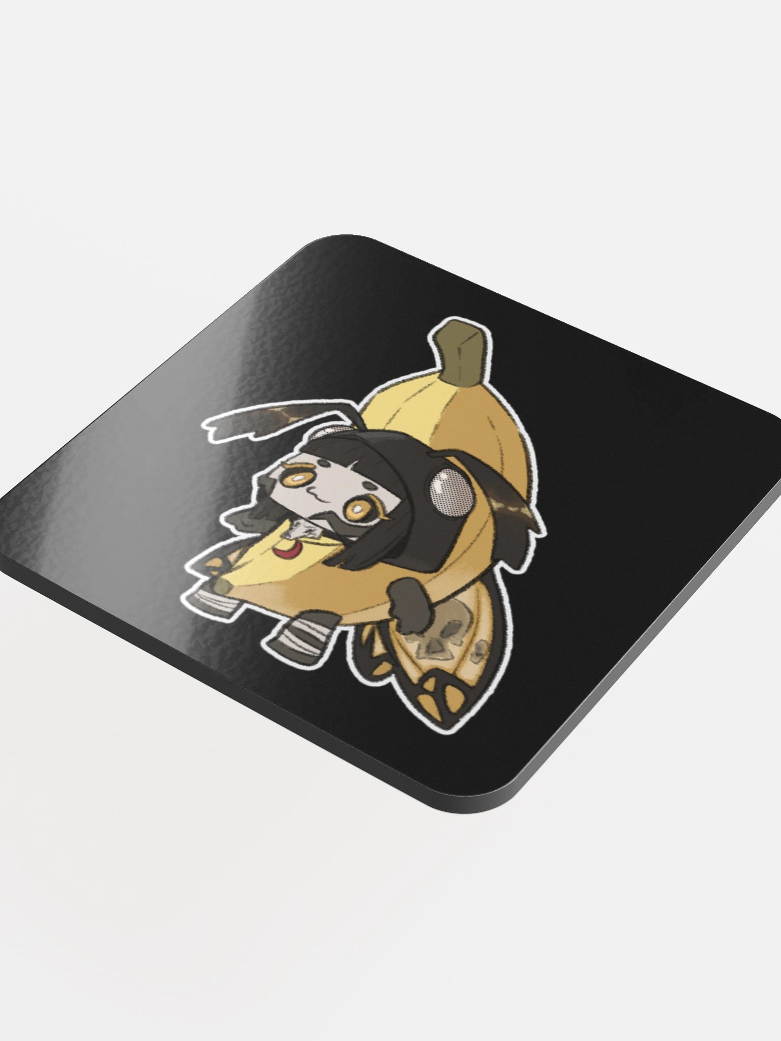 Banana-Muuki Glossy Coaster product image (4)