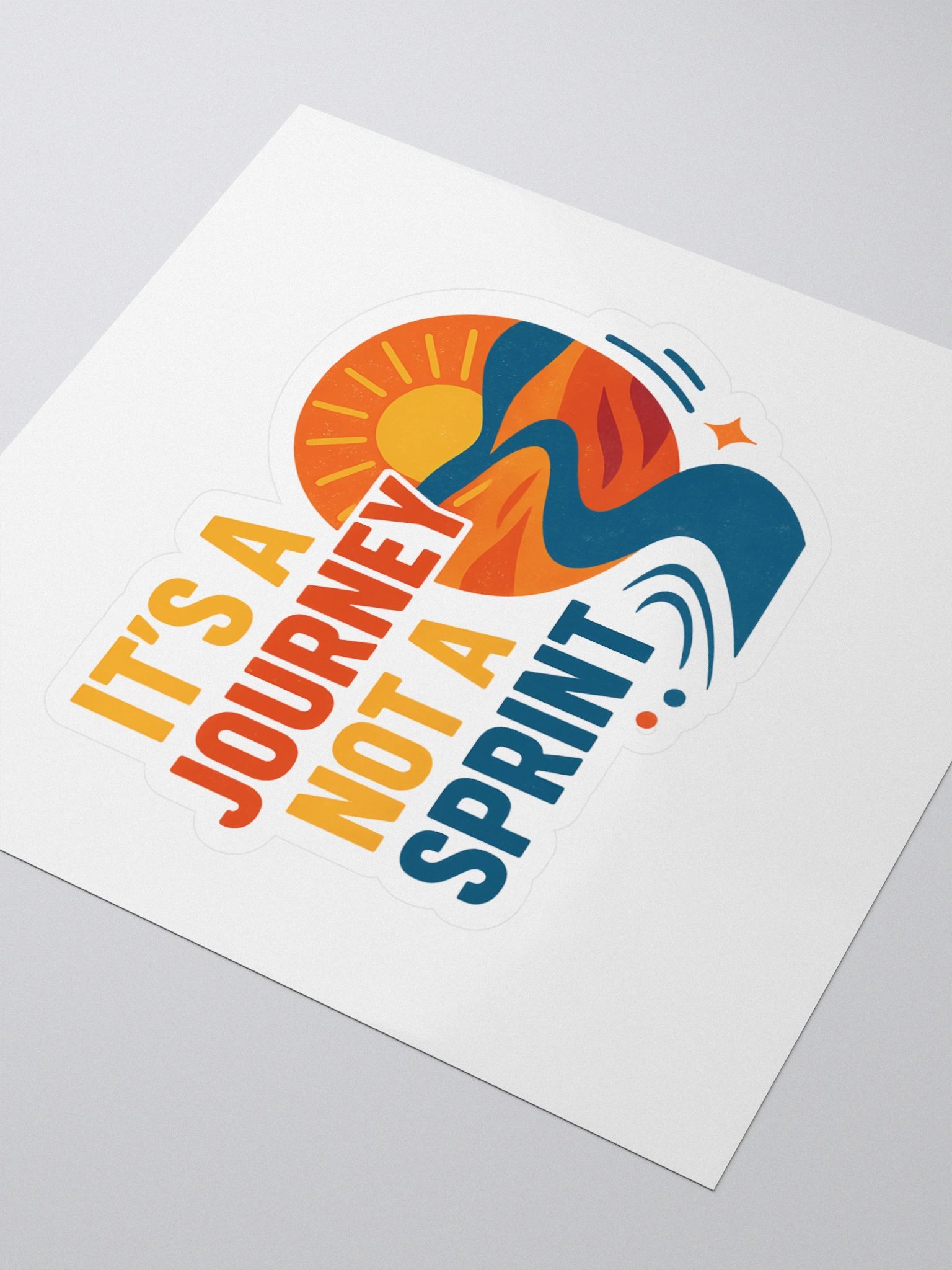 Journey-Inspired Kiss Cut Stickers – Motivational Travel & Growth Stickers for Laptops, Journals & More product image (3)