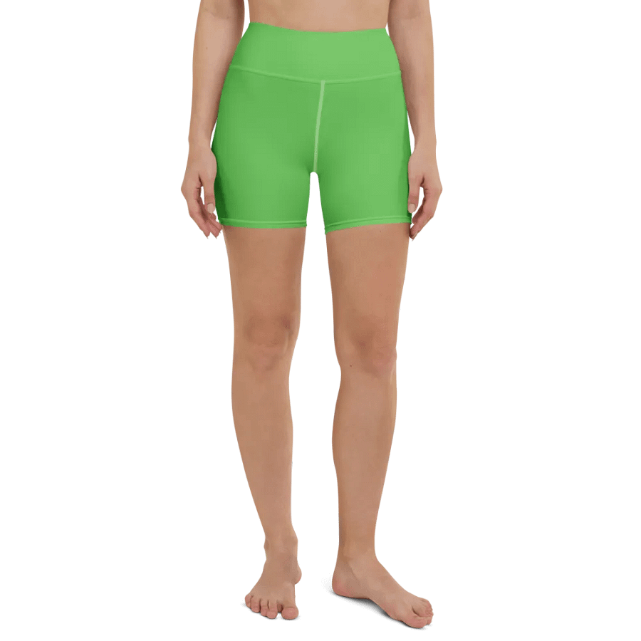 Unisex green Yoga Shorts product image (3)