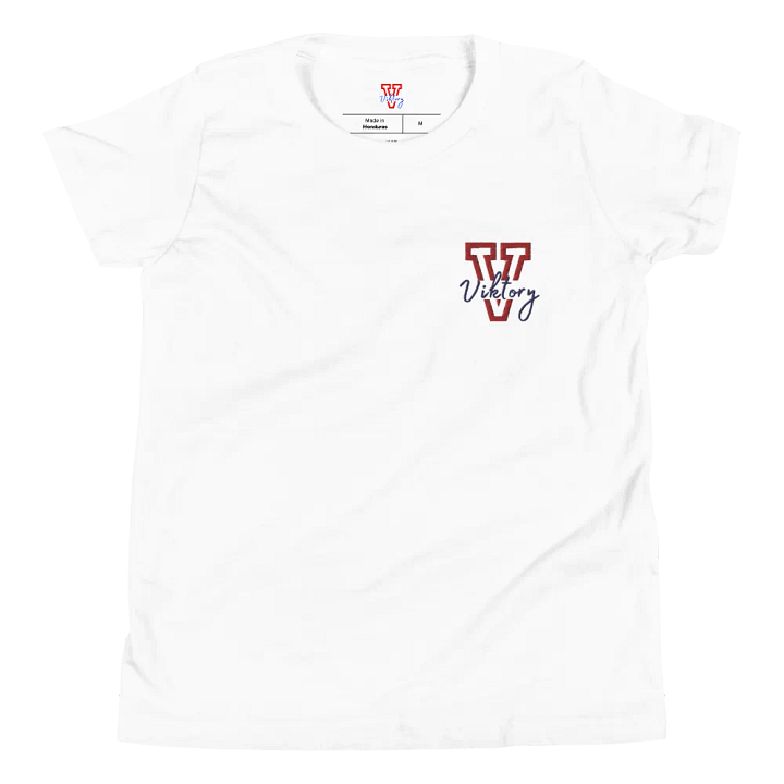 Kids Shirt White (red & blue logo) product image (2)