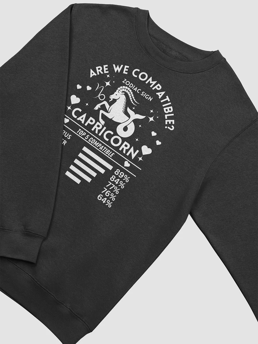 Capricorn Zodiac Sign Romantic Compatibility - Lane Seven Premium Crewneck Sweatshirt product image (3)