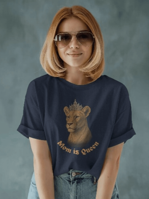 Mom is Queen Lioness Relaxed-fit T-Shirt product image (9)