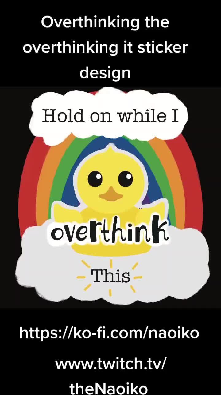 Coming soon to my Kofi shop.  #streamer #artistsoftiktok #twitch #existoutloud #art #duck #ocerthinking #neurodivergent #kawaii #stickershop 