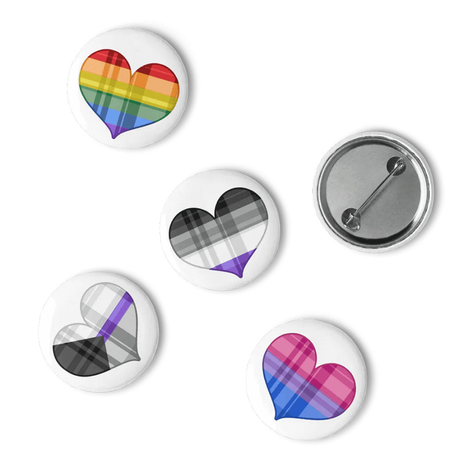 Pride Heart Pins - See Description product image (4)