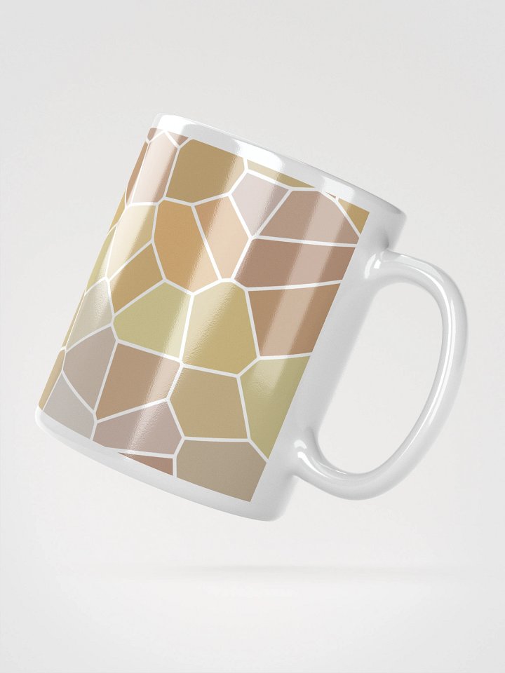 Mug Blanc Mozaïque Elska - Design Géométrique Rétro Chic - Cadeau Déco product image (2)