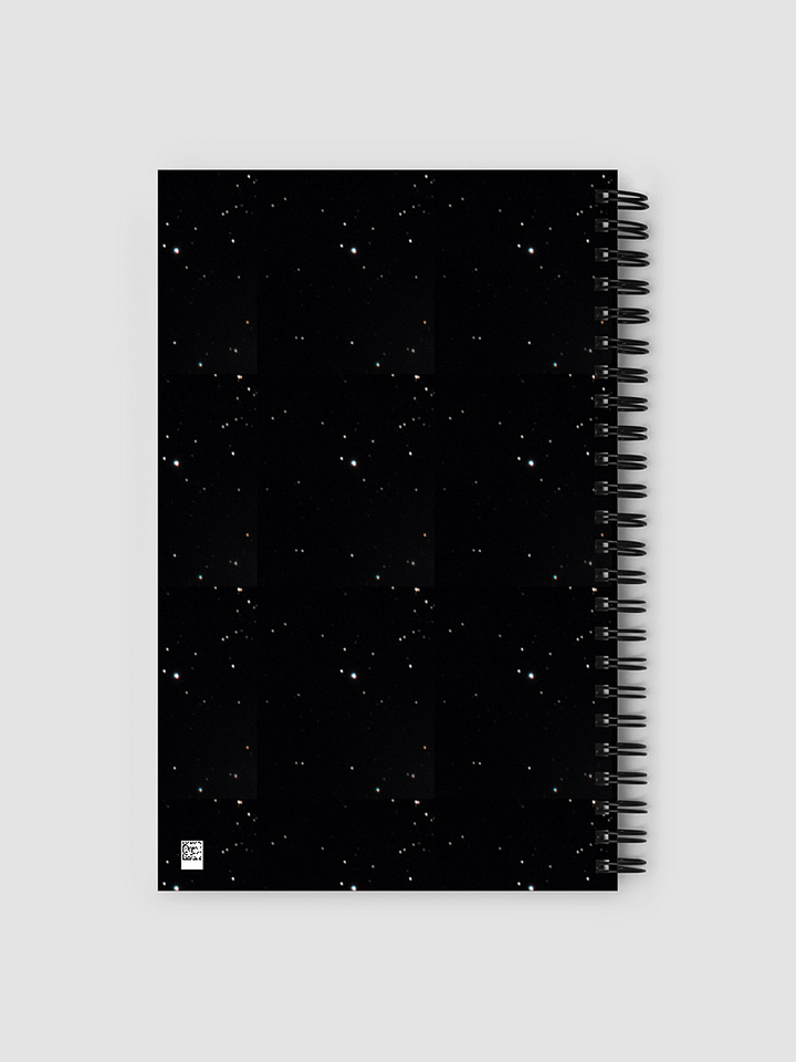 Cosmic Sans spiral notebook product image (2)