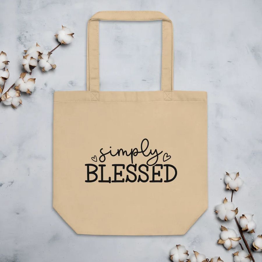Organic Cotton Statement Tote Bag product image (3)