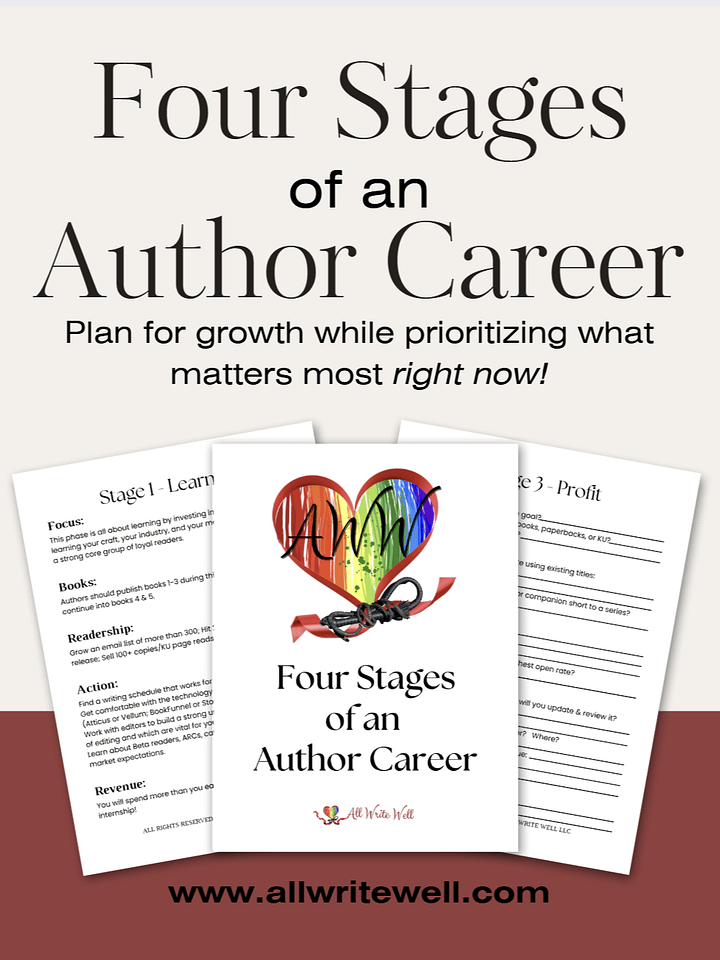 4 Stages of an Author Career product image (1)
