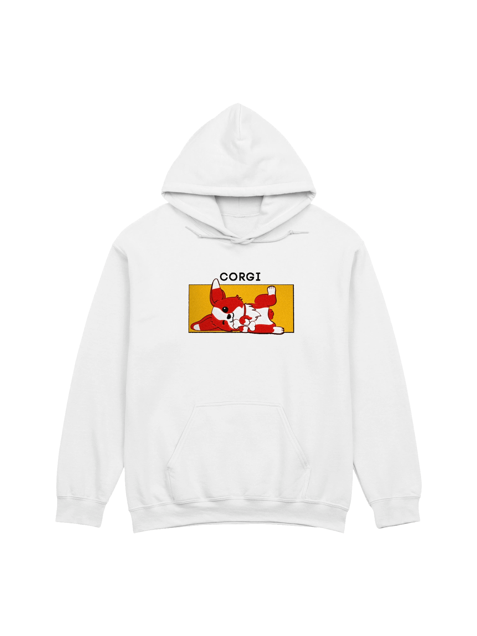 Embroidered Pembroke Welsh Corgi Face Peeking Strip Unisex Hoodie product image (3)