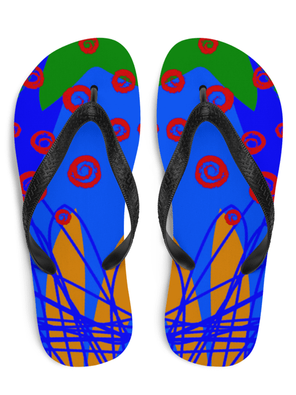 Harmonious Whirl Flip Flops product image (1)