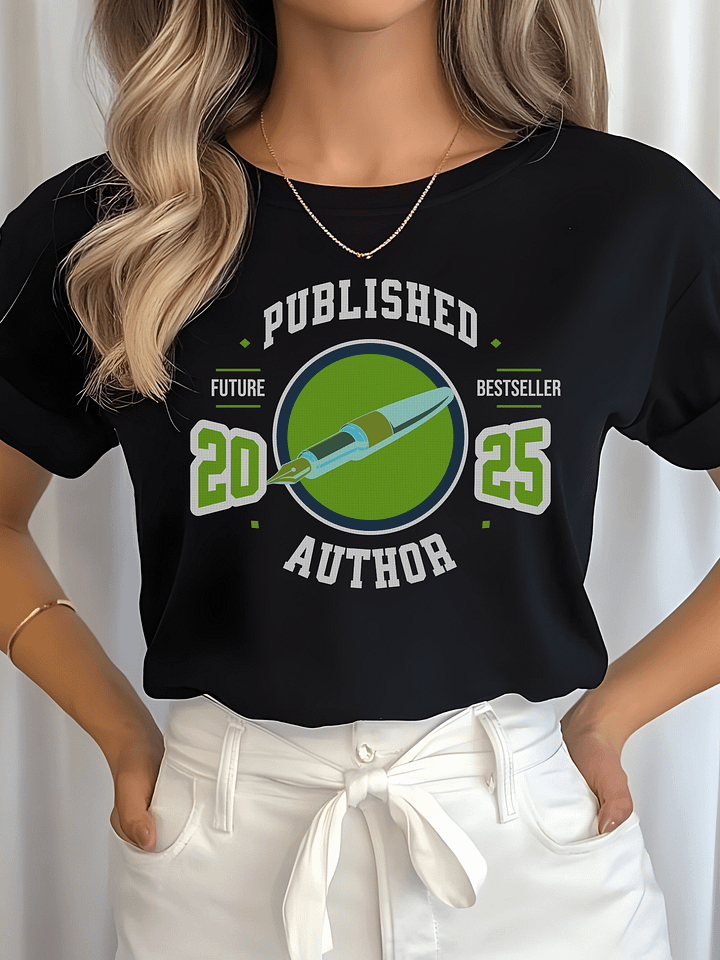 Published Author 2025 Super Soft T-Shirt product image (1)