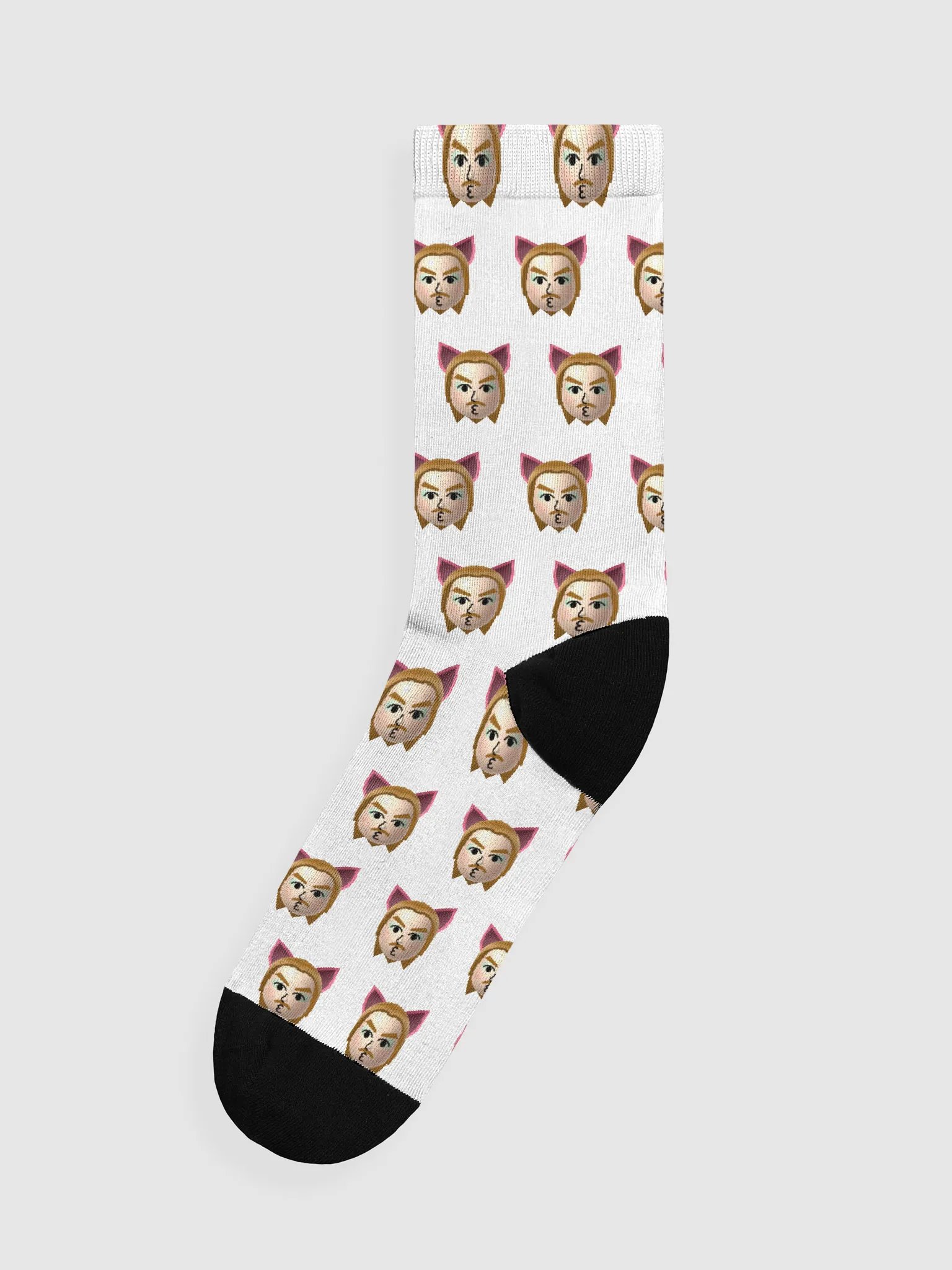 Furry Mii Patterned Socks product image (1)