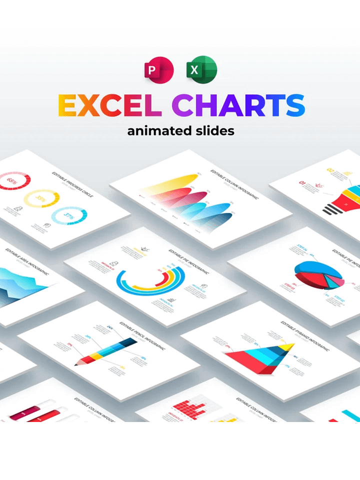 CHARTS Infographics Bundle Ready to Use Infographics product image (2)