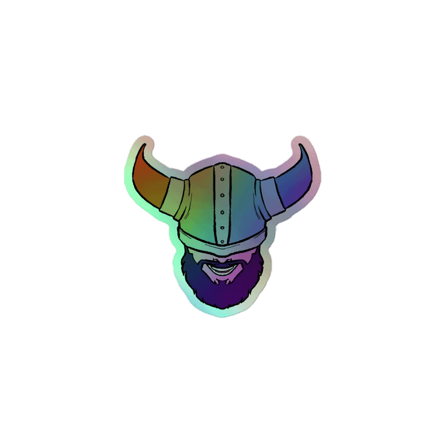 Holo Party Viking Sticker product image (1)