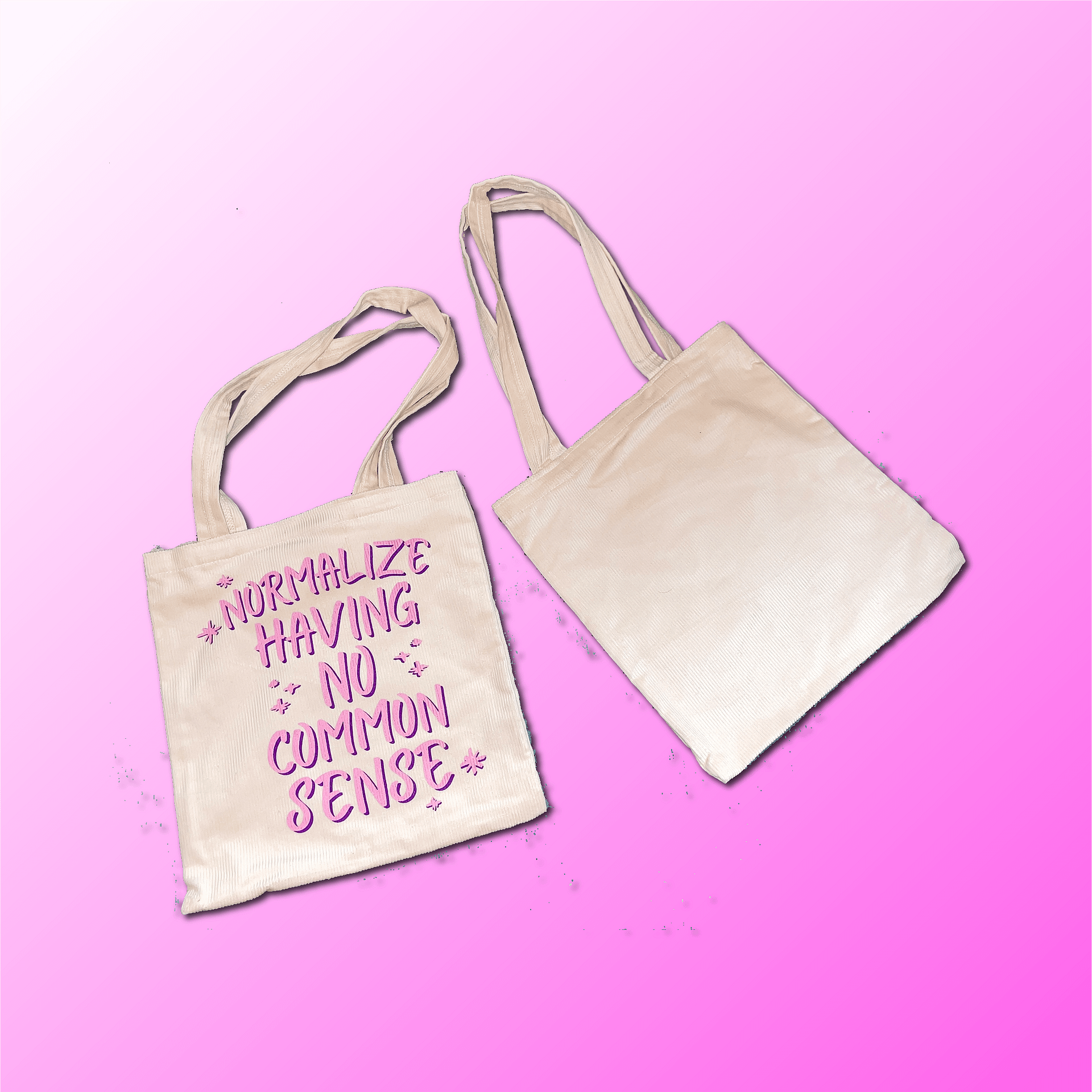 Normalize Having No Common Sense- Tote Bag product image (2)