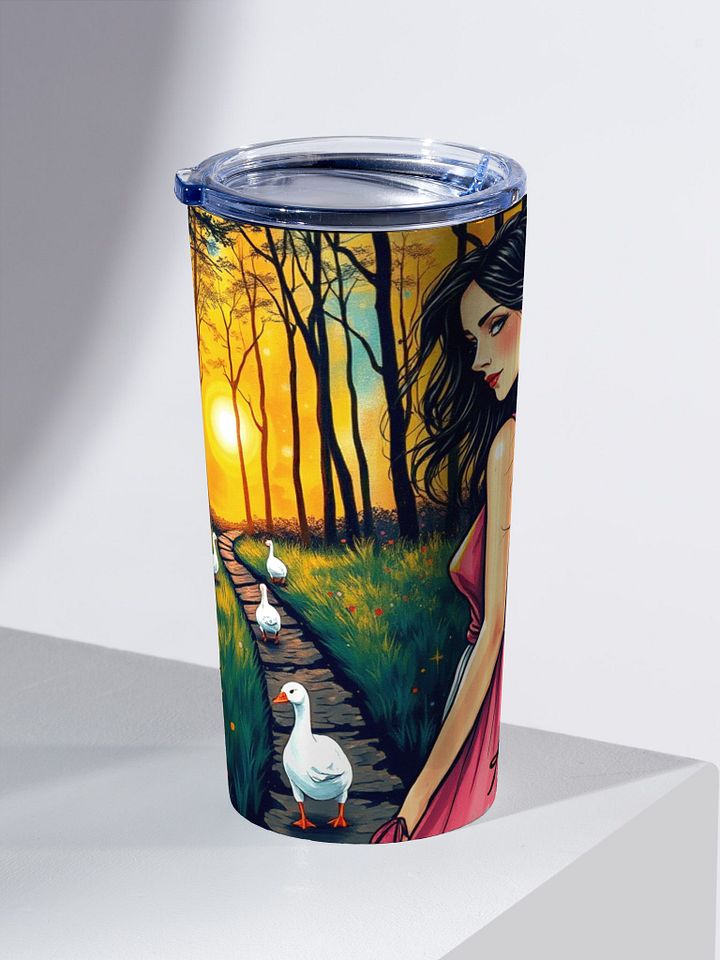 Walk with her geese! Sunset Serenity Stainless Steel Tumbler product image (2)