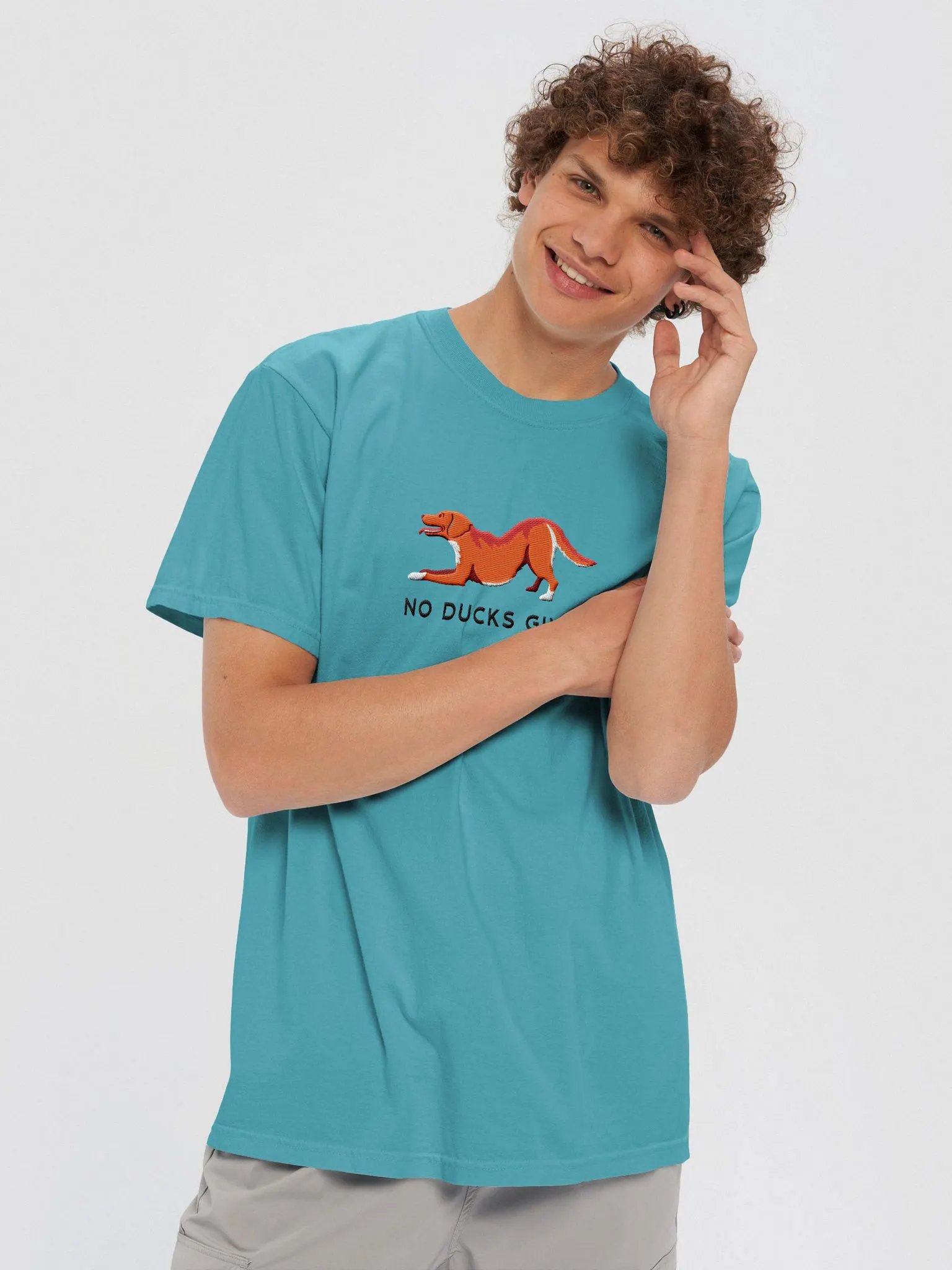 No Ducks Given T-Shirt(Embroidered) of a Nova Scotia Duck Tolling Retriever product image (11)
