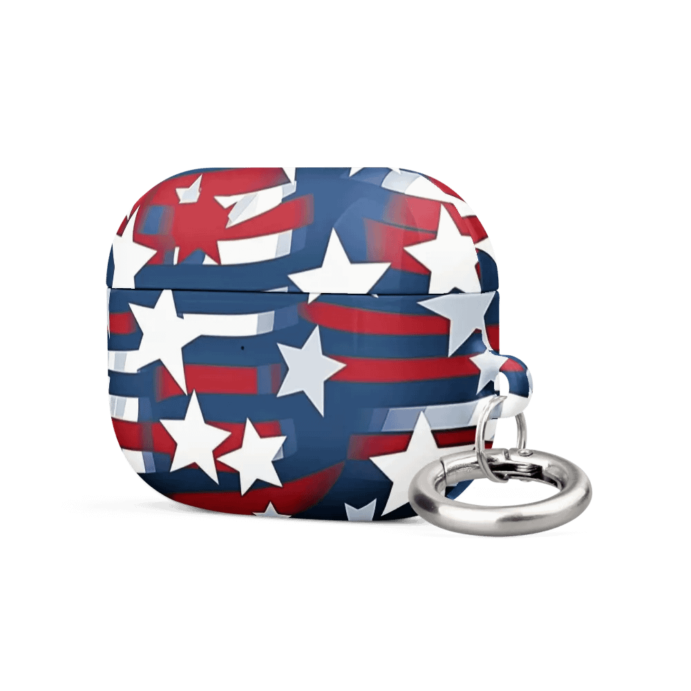 Patriotic Waves All-Over Print AirPods® Case product image (5)