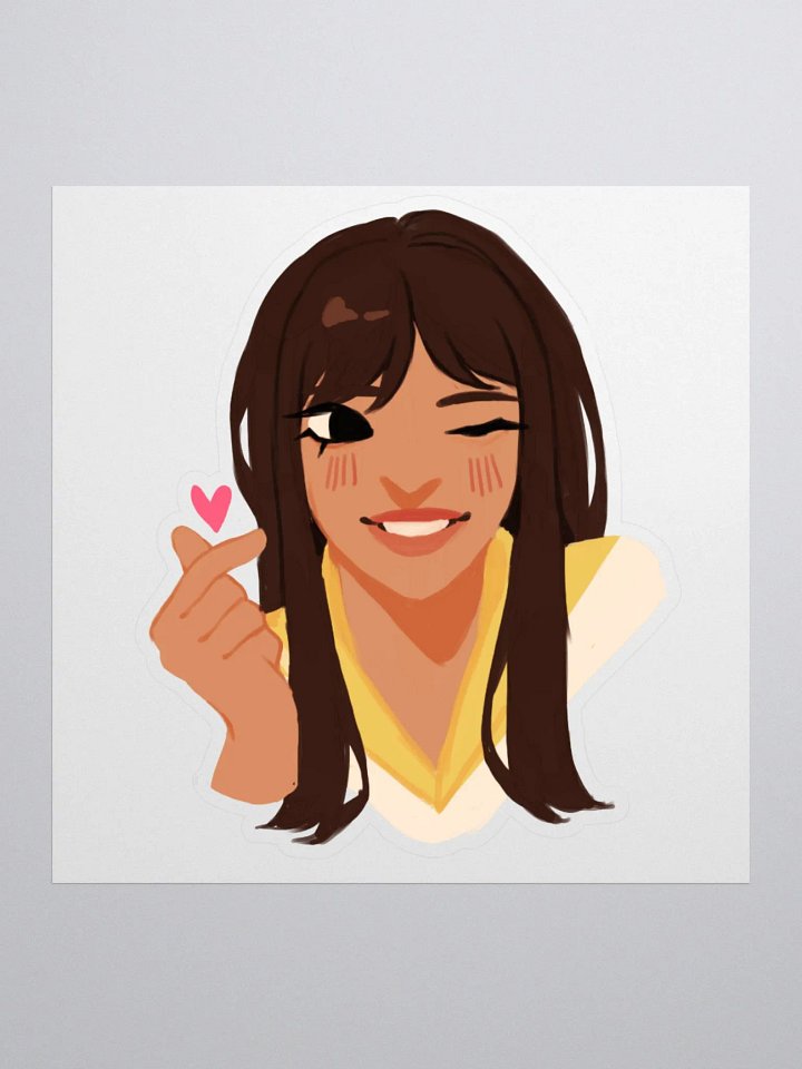 Finger Heart Sticker product image (1)