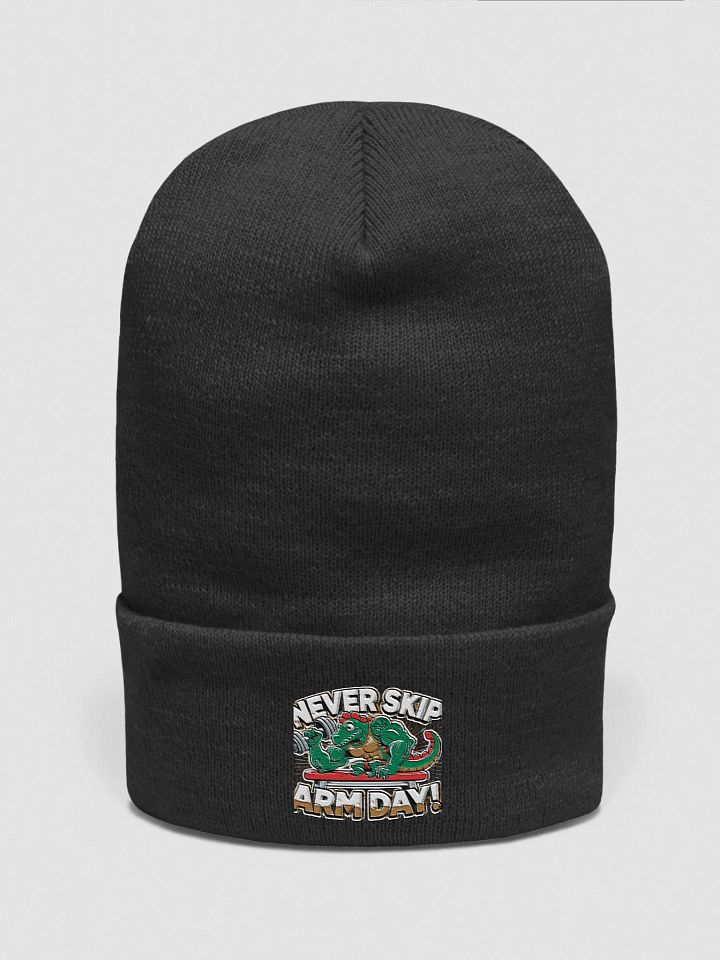 Muscle Dino Cuffed Beanie product image (1)