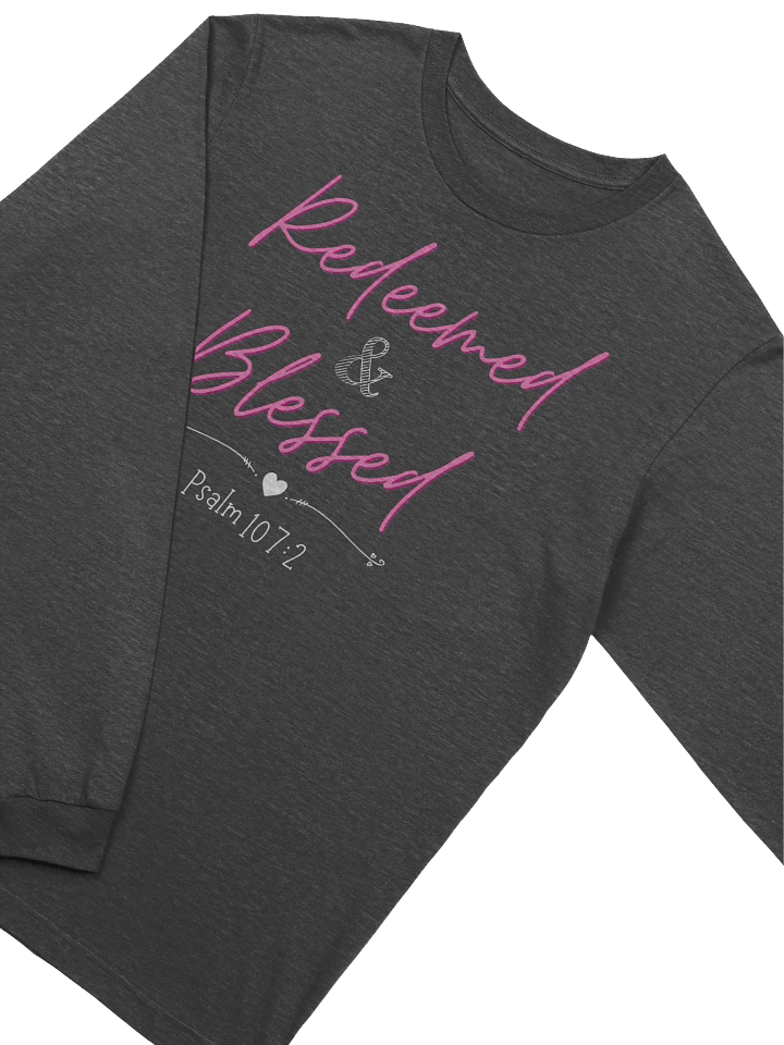 Redeemed & Blessed Long Sleeve Tee product image (2)