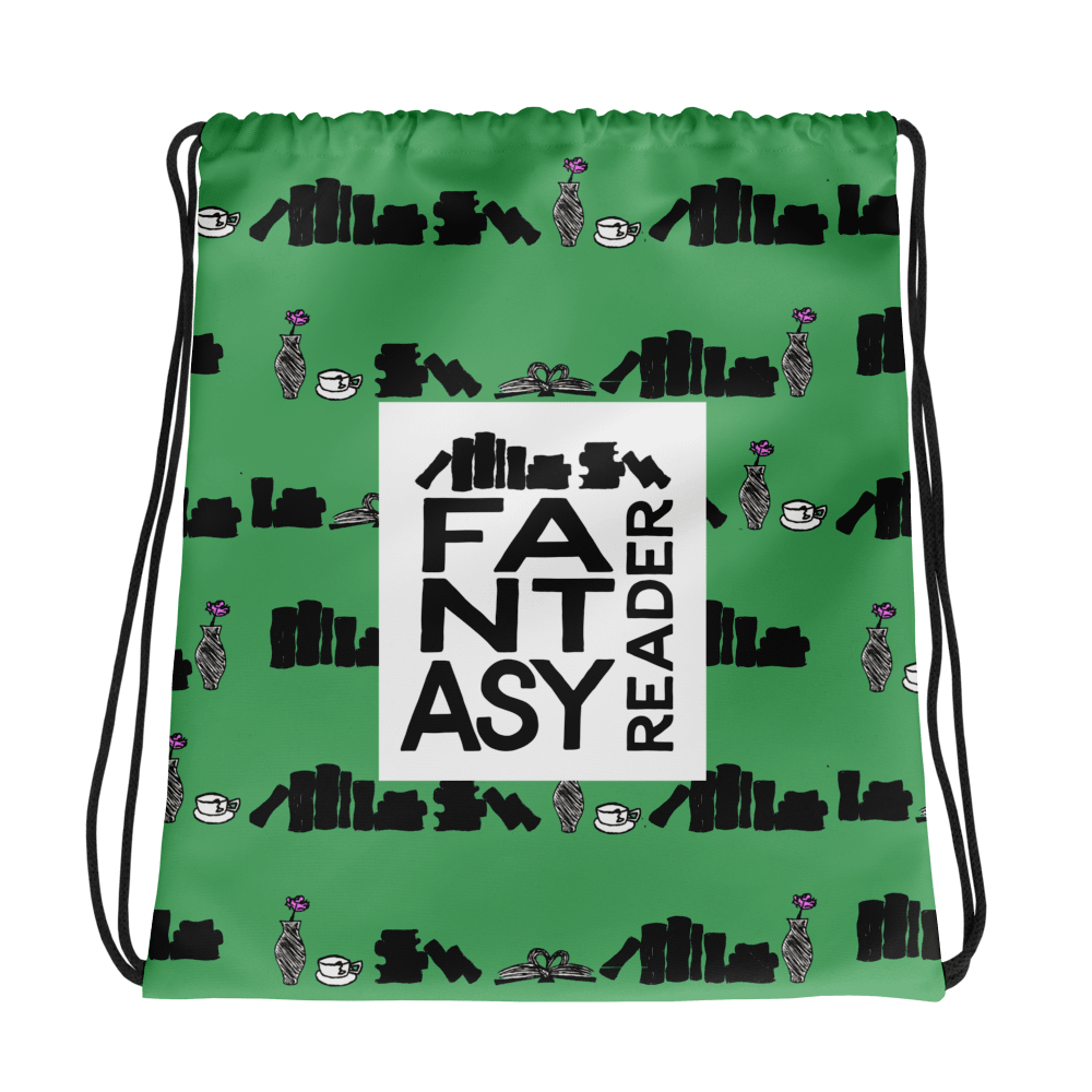 Classy Fantasy Reader Drawstring Bag product image (1)