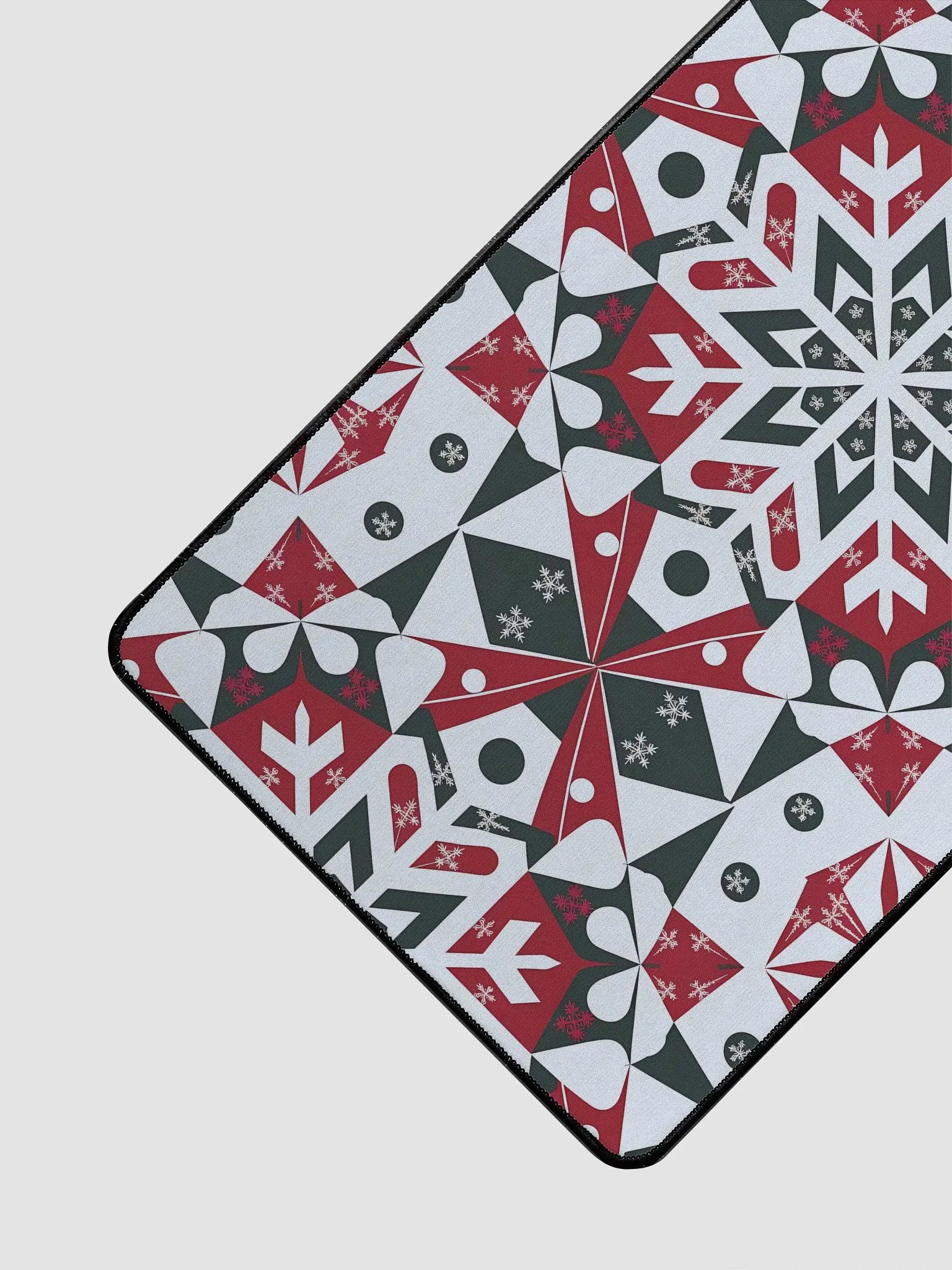 Snowflakes patterned Desk Mat product image (3)