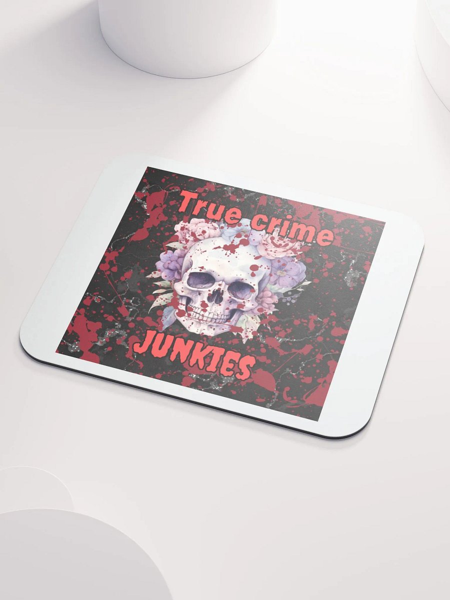 true crime junkie mouse pad product image (3)