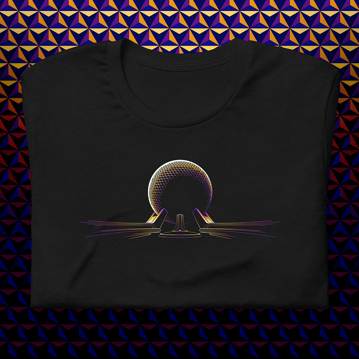 GEOSPHERE Line Art Unisex T-shirt product image (1)