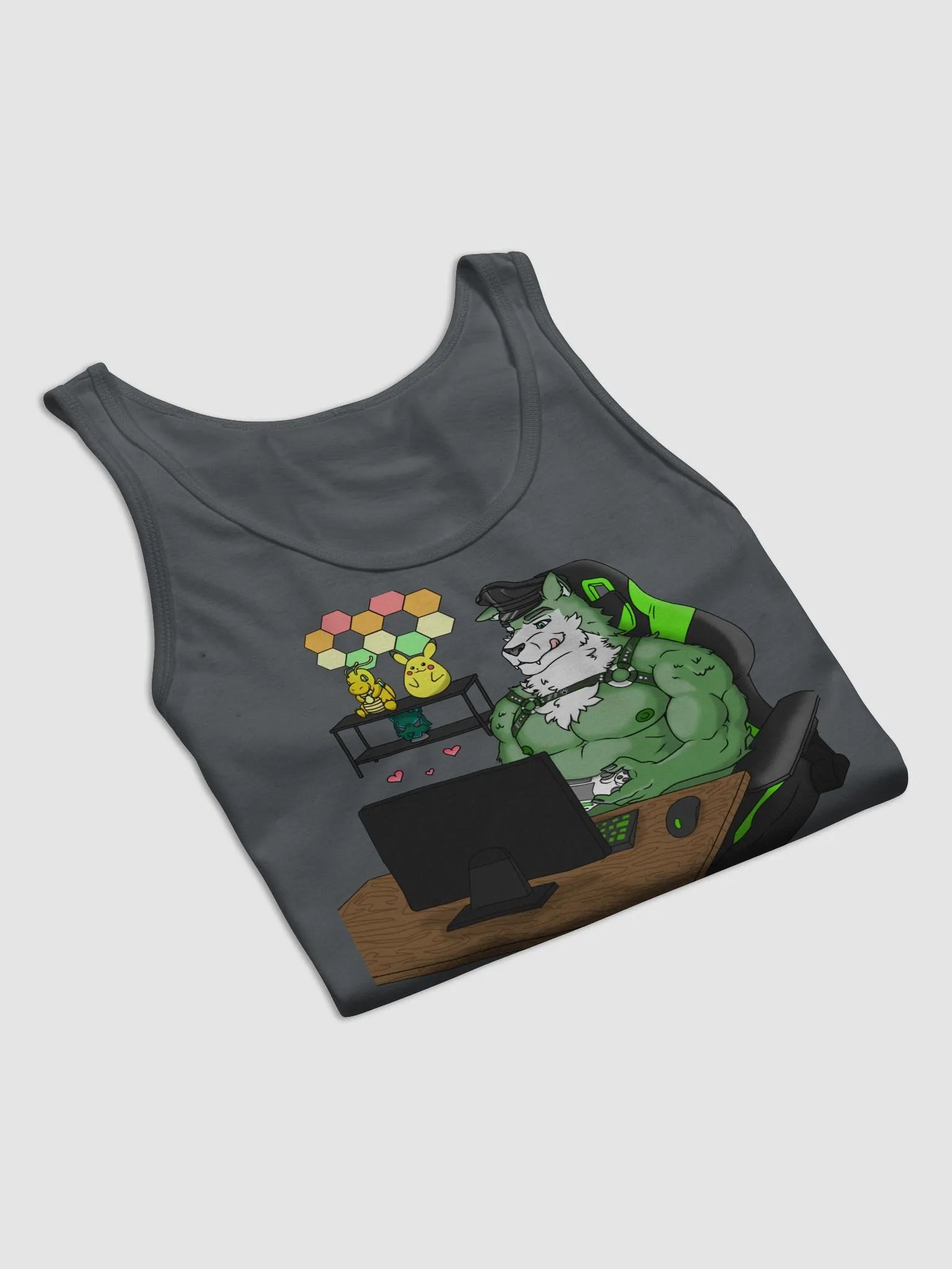 Kinky, Nerdy, & Flirty Tank Top (Dark Colors) product image (8)