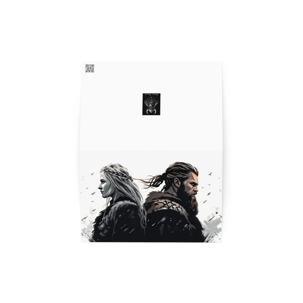 Greeting Card - Viking Couple product image (3)