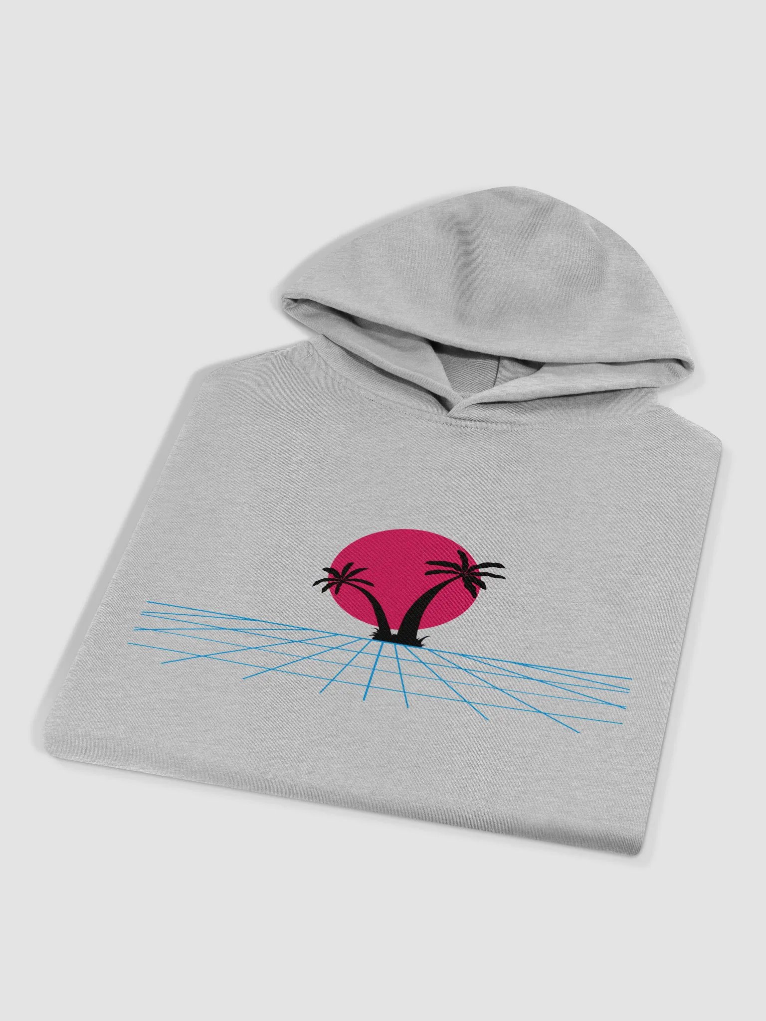 Tropical Synthwave Sunset Hoodie product image (3)
