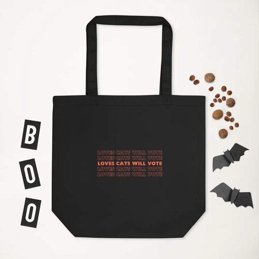 Loves Cats Will Vote Tote Bag product image (5)