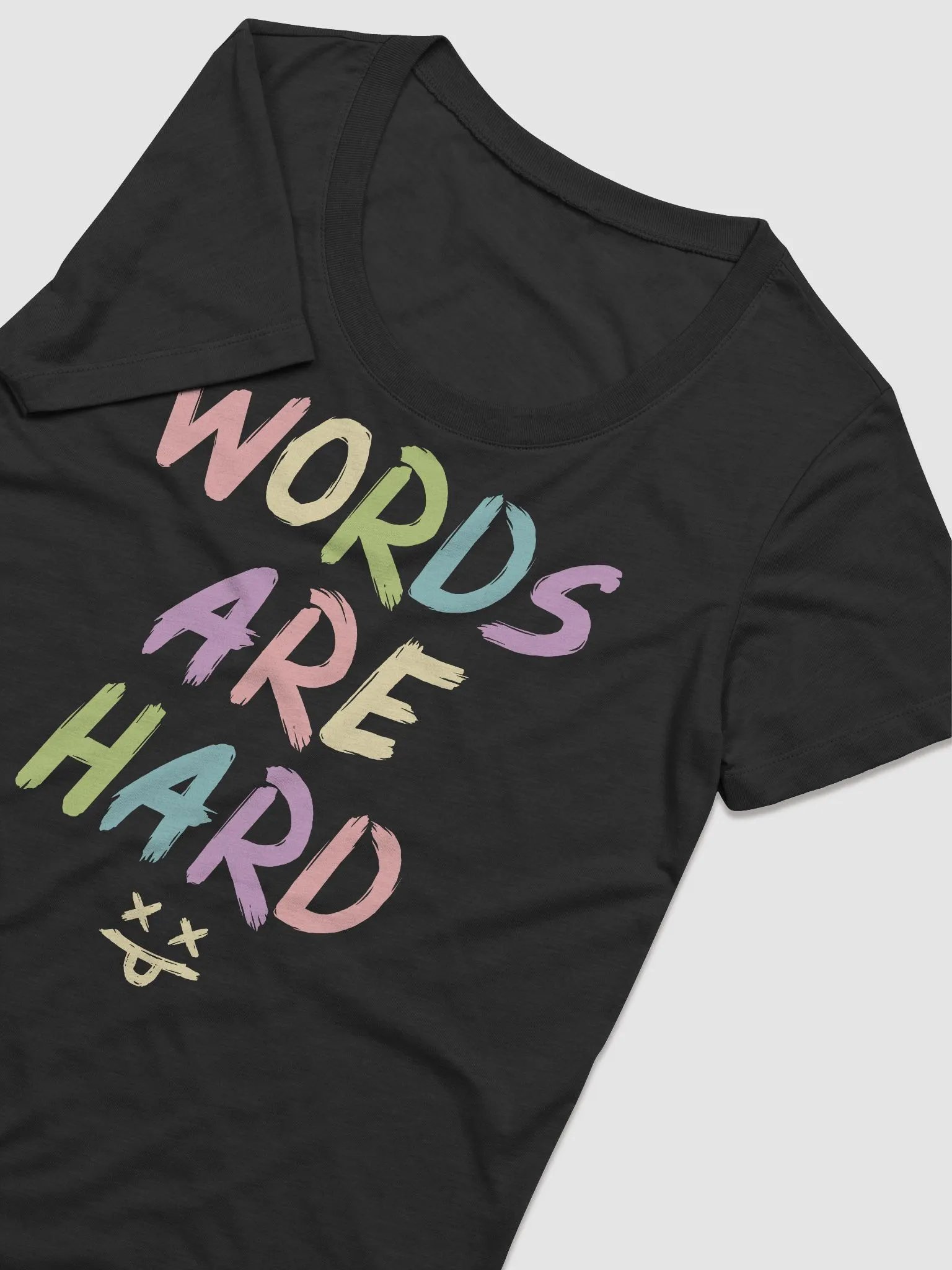 Words Are Hard (Chalk) Women's Tee product image (2)