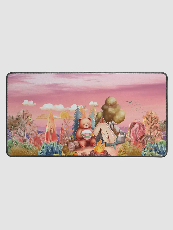 Camping Bear Desk Mat | Escape to the Wilderness product image (1)