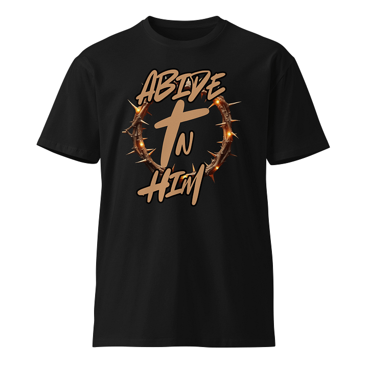 Abide In Him Christian Clothing – Crown of Redemption Premium T-Shirt product image (1)
