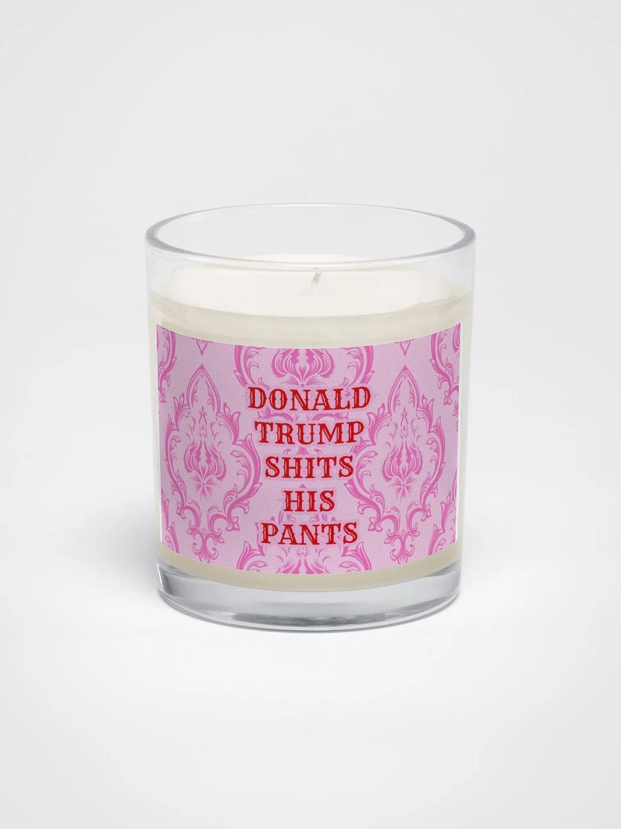 Donald Trump Sh*ts His Pants decorative candle product image (1)