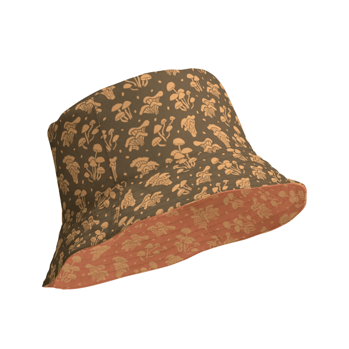 Mushroom Cluster Reversible Bucket Hat product image (1)