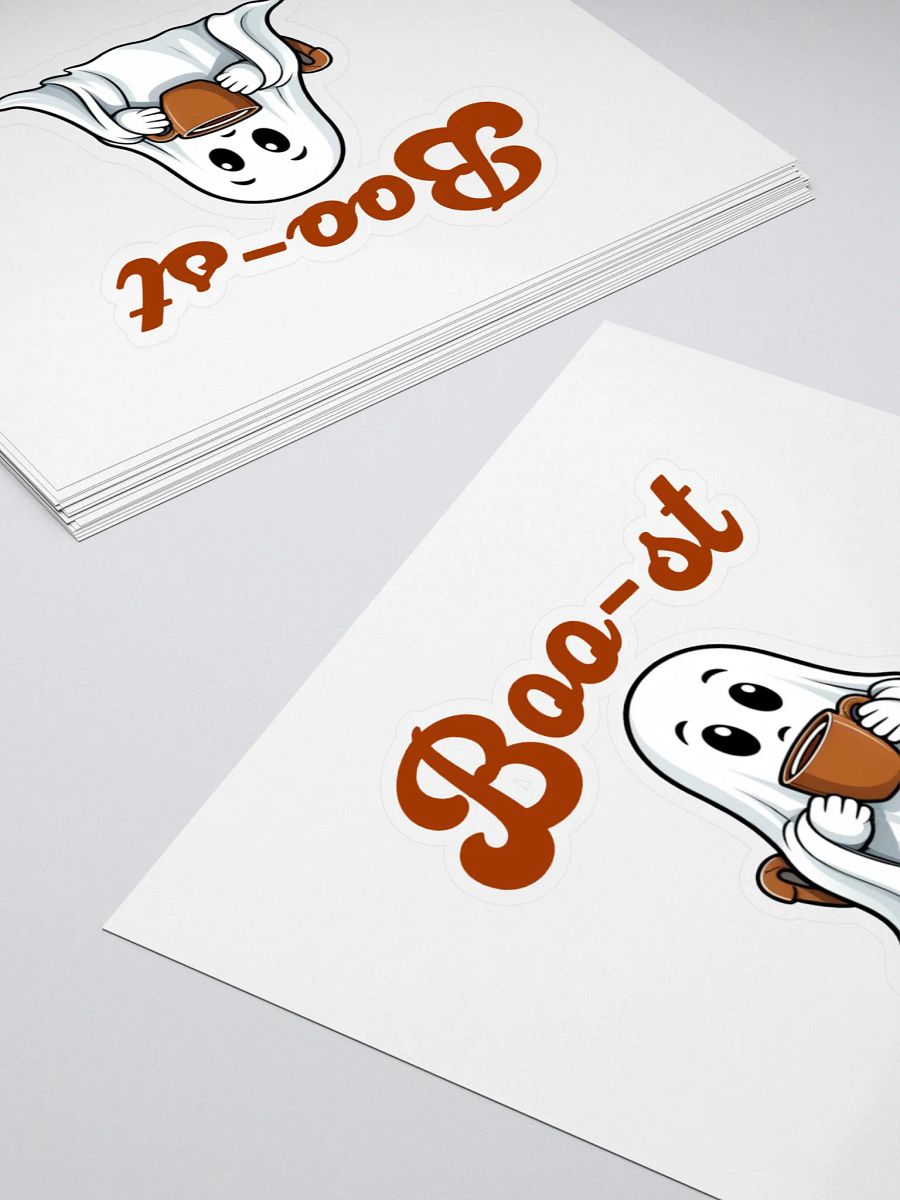 Boo-st Kiss Cut Stickers product image (4)