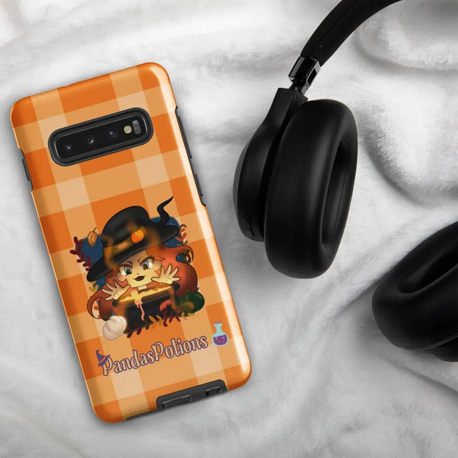 Pumpkin Witch Panda Samsung Case product image (5)