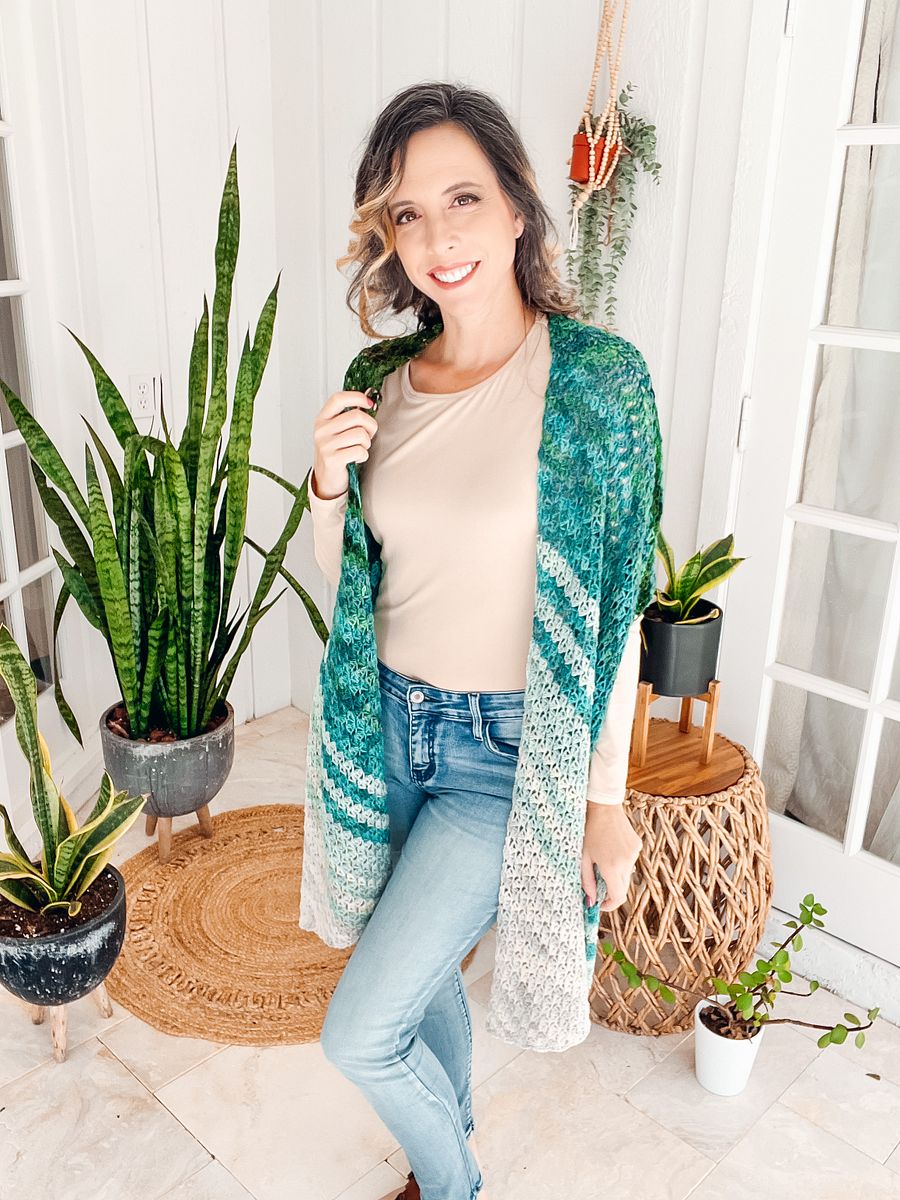 Easily Crochet The On The Bias Shawl product image (3)
