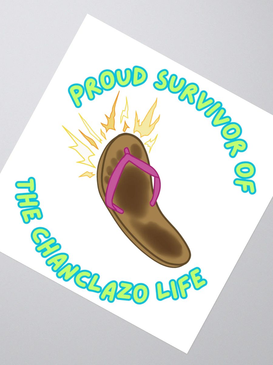 Chanclazo Survivor Kiss Cut Stickers product image (5)