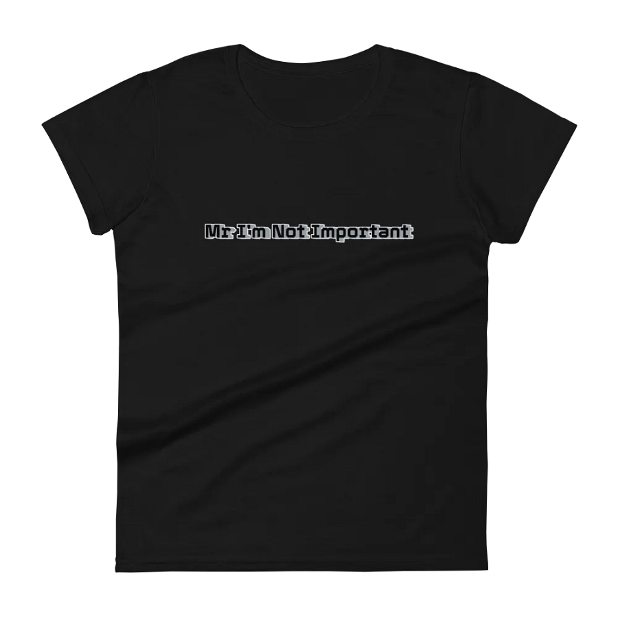 Women's Middleweight T-Shirt - Embroidered - Mr I'm Not Important product image (4)