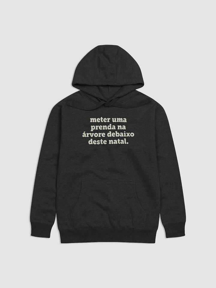 meter uma prenda na árvore debaixo deste natal. | Hoodie product image (1)