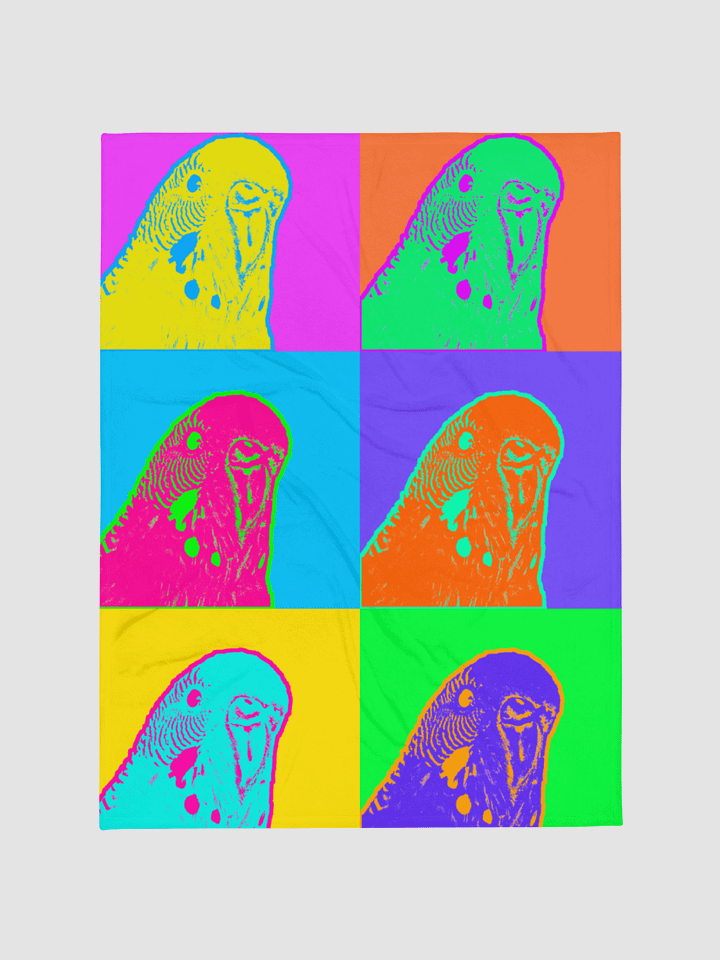 Birb Pop Throw Blanket product image (1)