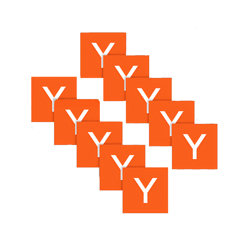 YC Stickers (Pack of 10)